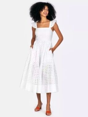 Tanya Taylor Alilah Dress in White